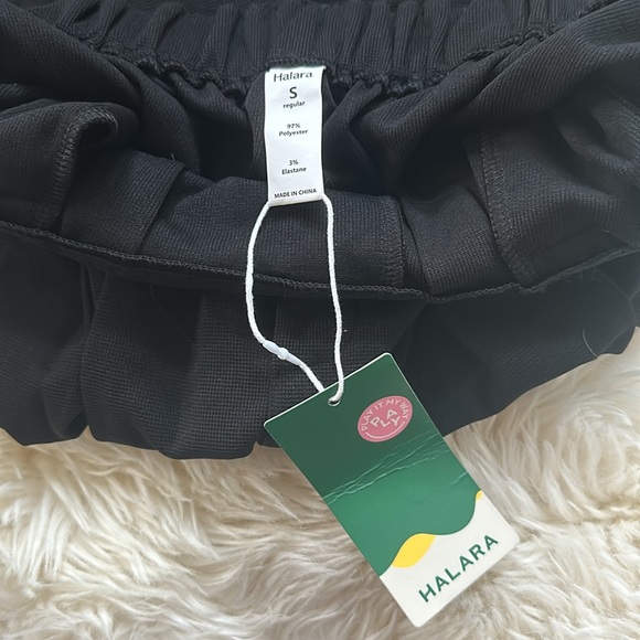 Halara Flex High Waisted Side Pocket Wide Leg Waffle Work Pants. Small Regular - Picture 8 of 8